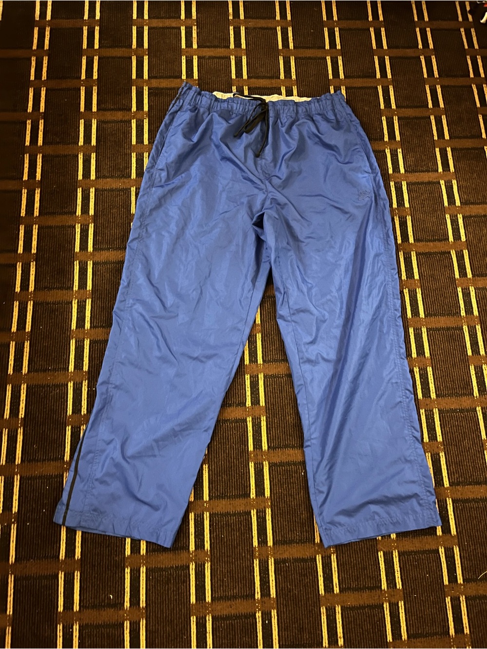 Vintage 90’s Y2K Starter Windbreaker Pants Baggy Lined Large 36-38 Blue